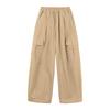 LUSON Girls' Wide-Leg Cargo Pants