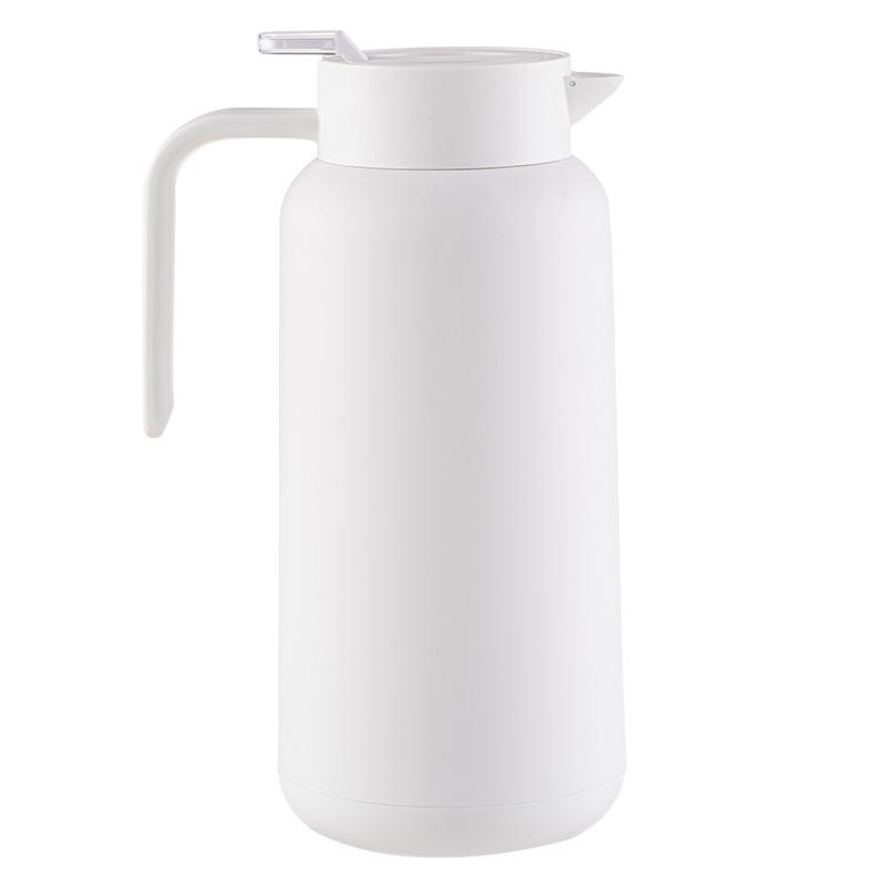 Large Capacity Glass Liner Thermos Flask - Insulated Hot Water Bottle for Home and Office