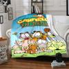 Garfield'S Colorful Friends Flannel Blanket Super Soft Warm Cozy Blanket For Sofa Bed Office Travel Allseason Home Decor Gift