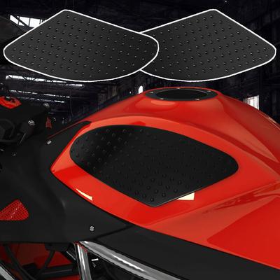2pcs Motorcycle Gas Knee Non-slip Protection Pad Decal Fuel Tank Side Decoration Stickers Auto Accessories for Kawasaki / Honda