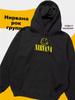 Sudadera con capucha con estampado de la banda de rock Nirvana
