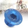4PCS Blue Bike Crank Arm Bolts M18 Crank Screw Cap Durable Bicycle Crank Fixing Bolts  Bike