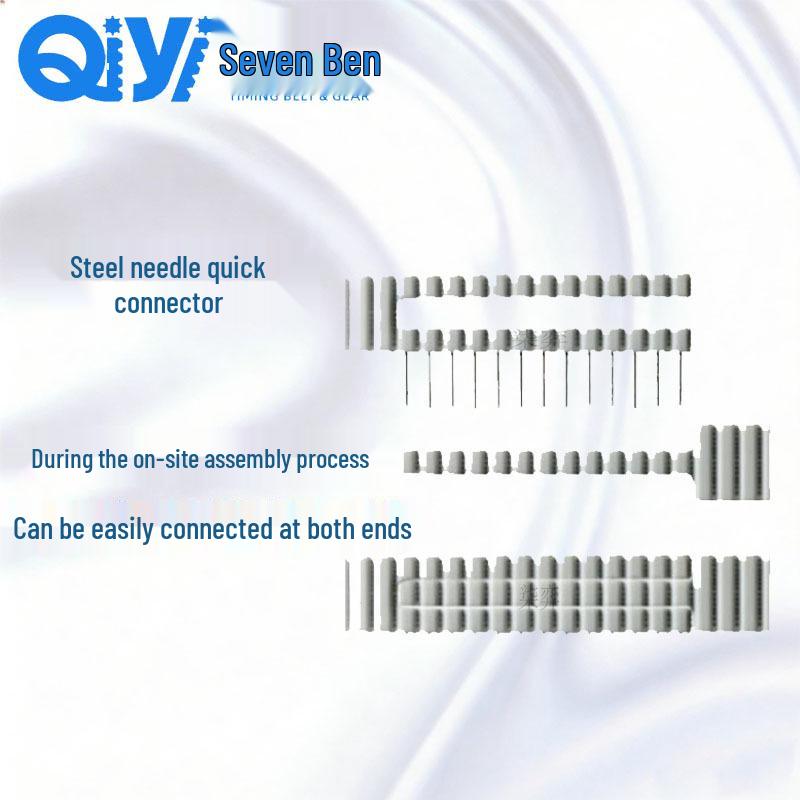 High-Tensile 3APL PU Timing Belt - Wear, Oil, Alkali Resistant & Anti-Slip