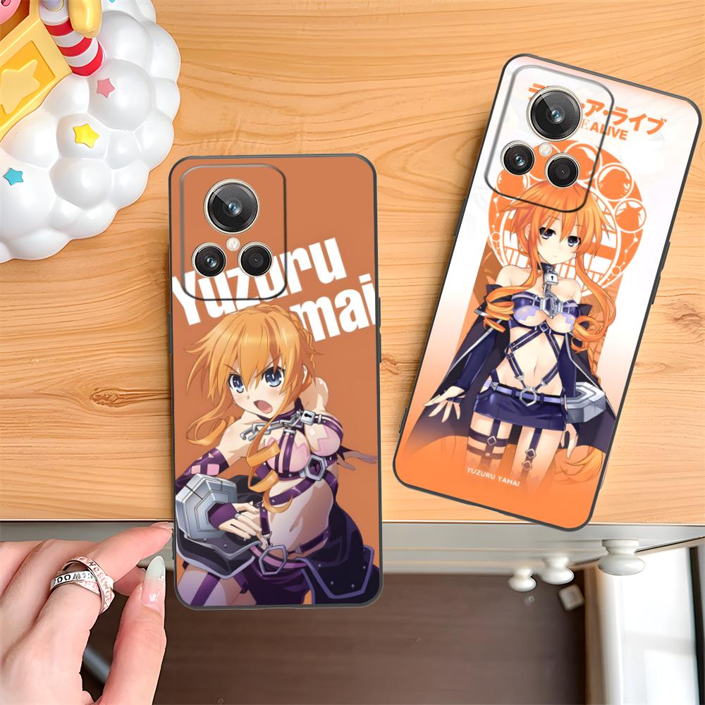 Date a Live Yamai Kaguya Matte TPU Mobile Phone Case for Realme 15 14 13 12 11 10 9 Pro Plus T i Lite 5G Colorful Printing Cover