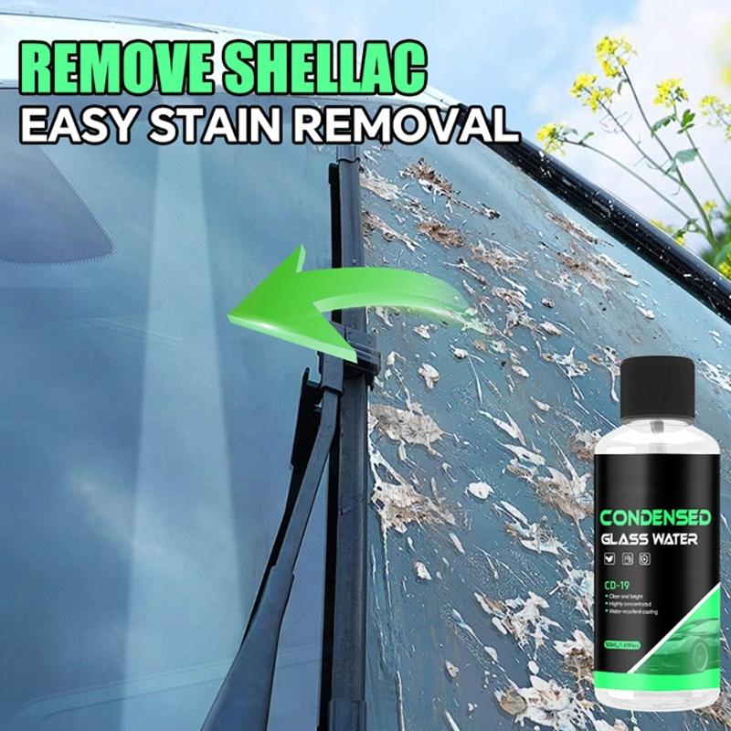 Heavy Duty Concentrated Windshield Cleaner 1:40 Formula For Stubborn Stain Removal And Clear Visibility In Night Driving