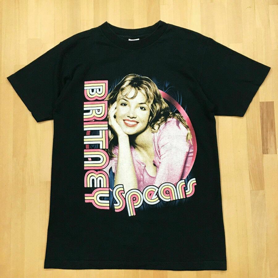 

Винтажные футболки с принтом Бритни Спирс Baby One More Time First Tour Rap Tee Shirts S-5XL IM062 Унисекс M