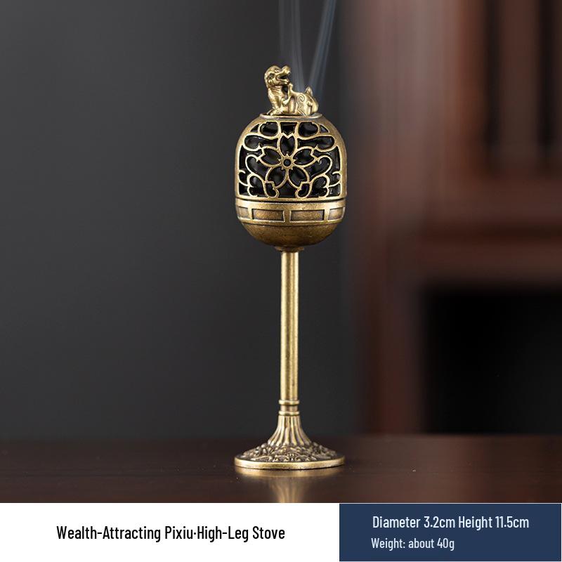 Auspicious Clouds Sandalwood & Agarwood Coil Incense for Indoor Aromatherapy - Long-lasting Deodorizing Incense Burner Censer