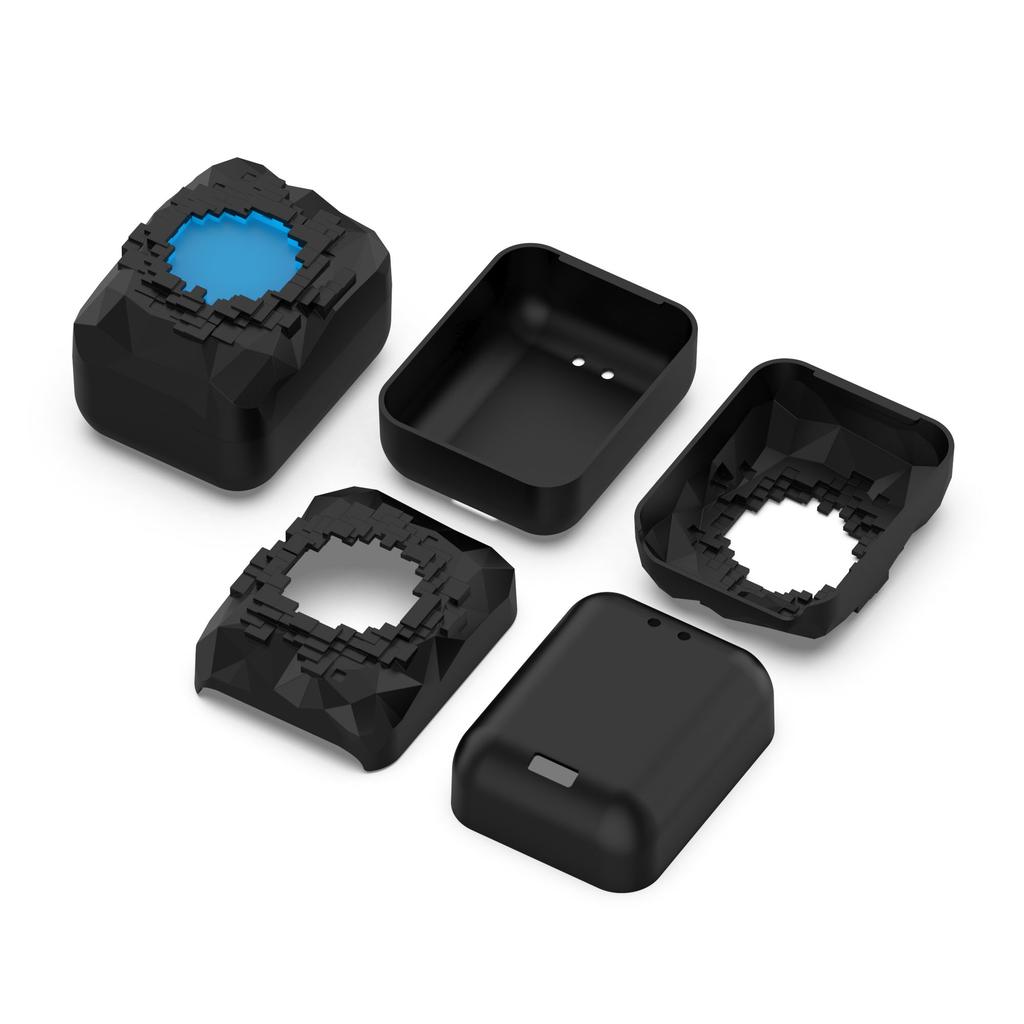 Pro Bitzee Magicals Interaktivní hračka Silikonové ochranné pouzdro Elektronický domácí stroj Pohlcující nárazy Prachový kryt se šňůrkou