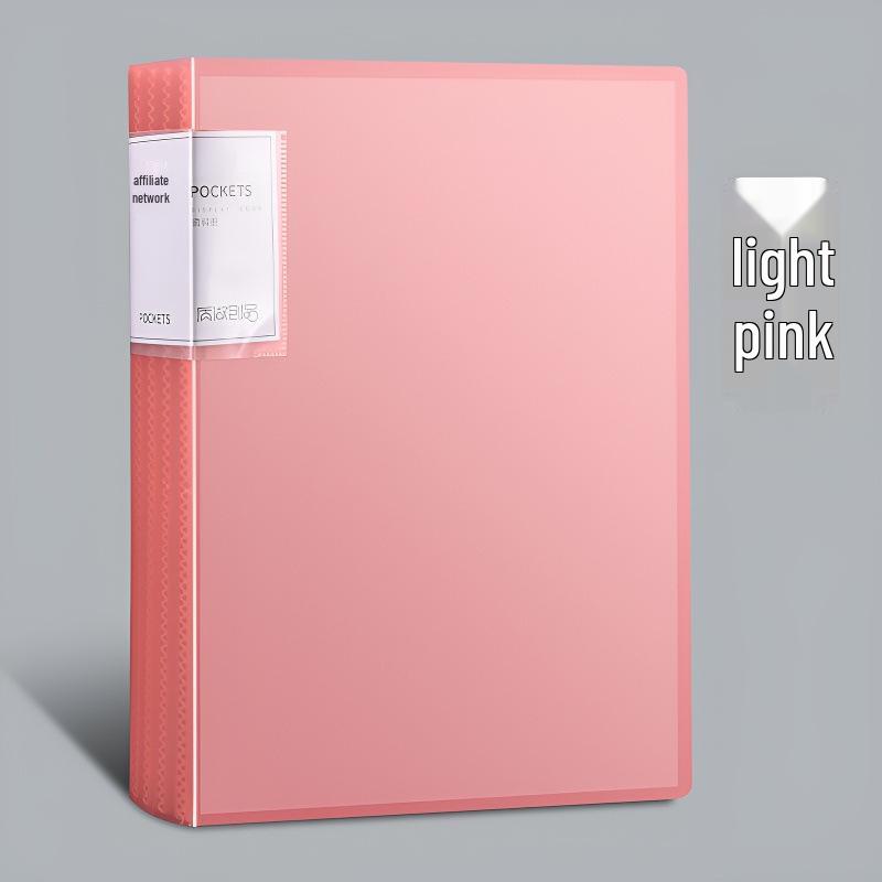 A4 Clear Multi-Layer Ring Binder: Student Certificate, Test Paper, Prenatal Checkup, Music Score Storage Folder