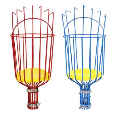Fruit Picking with Basket, Apples Picking Tool Adjustable Rod Long Handle Avocados Grabber Tree Fruit Catcher for Harvesting