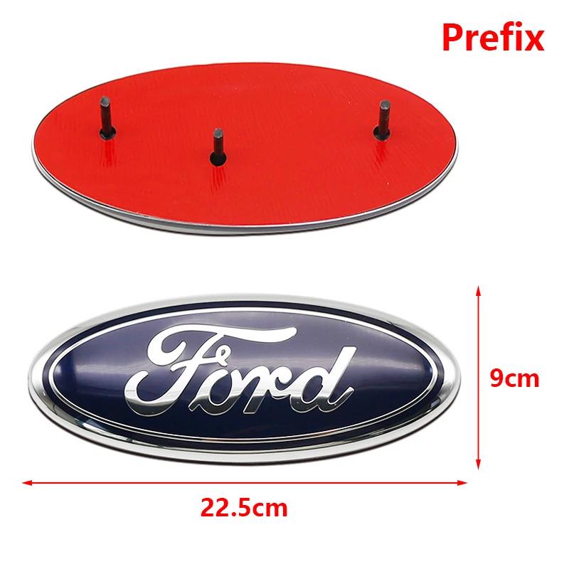 Car Styling Front Hood Emblem Rear Trunk Badge Grille Logo Sticker For Ford Focus MK3 Ranger Mondeo Fiesta S-Max MK4 Kuga MD4