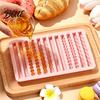 Homemade Cookie Baking Pan Silicone Chocolate Rod Mold 12 Cavity Non-stick Tray Heat Resistant Professional Pastry Equipment Flexible Strip Mold for