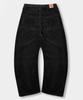 Dimiteulibeullaeg Essential Fade Wash Curved Pants_Corduroy Black