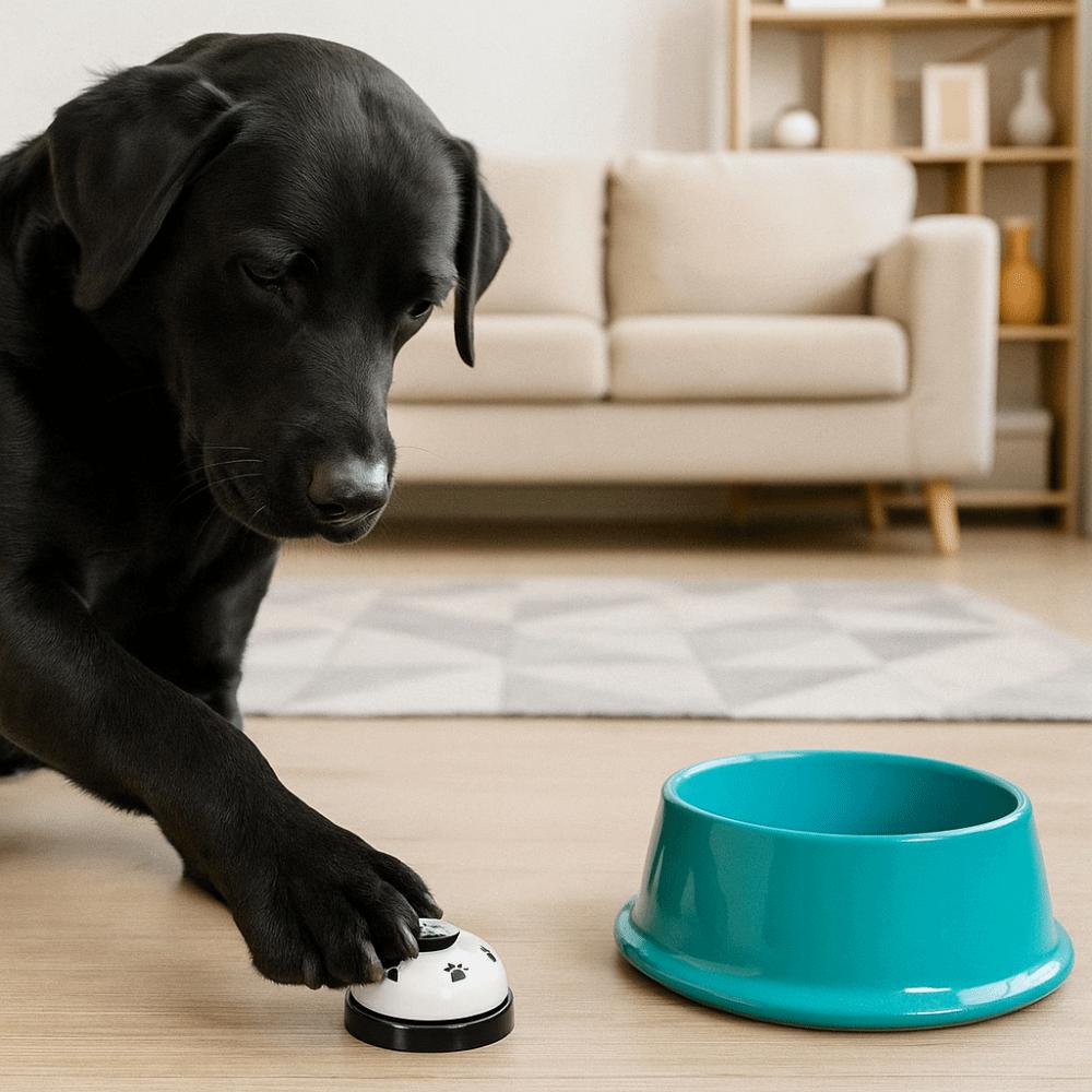 2pcs/set Cute Cartoon Pet Training Bells Footprint Pattern Funny Dog Doorbells Call Bell Feeding Reminder Bell for Cats and Dogs