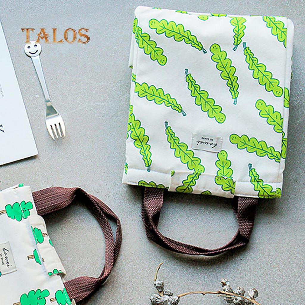 Buy Lovely Thermal Insulated Oxford Cloth Food Tote Pouch Bento Lunch