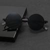 Runde Sonnenbrille für Damen und Herren, Metallrahmen, Sonnenbrille, Kreis, Hippie-Brille, Sommer-Brillen-Accessoire