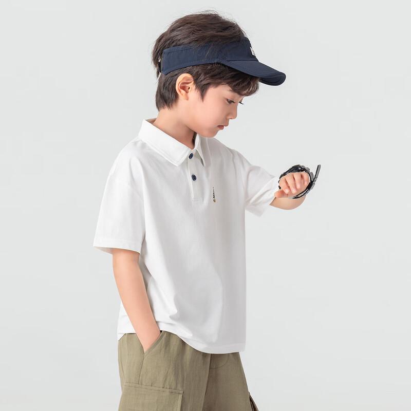 Boys' Sailboat Embroidered Cooling Polo Shirt