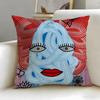 classic artist Yayoi Kusama Cushion Cover Soft  EasyWash Pillow Case  Versatile for Couch Bed Travel and Office