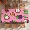 Fruit Mangosteen Table Cloth Home Party Picnic Dining Room Kitchen Patios Stain-Proof Polyester Table Cloth
