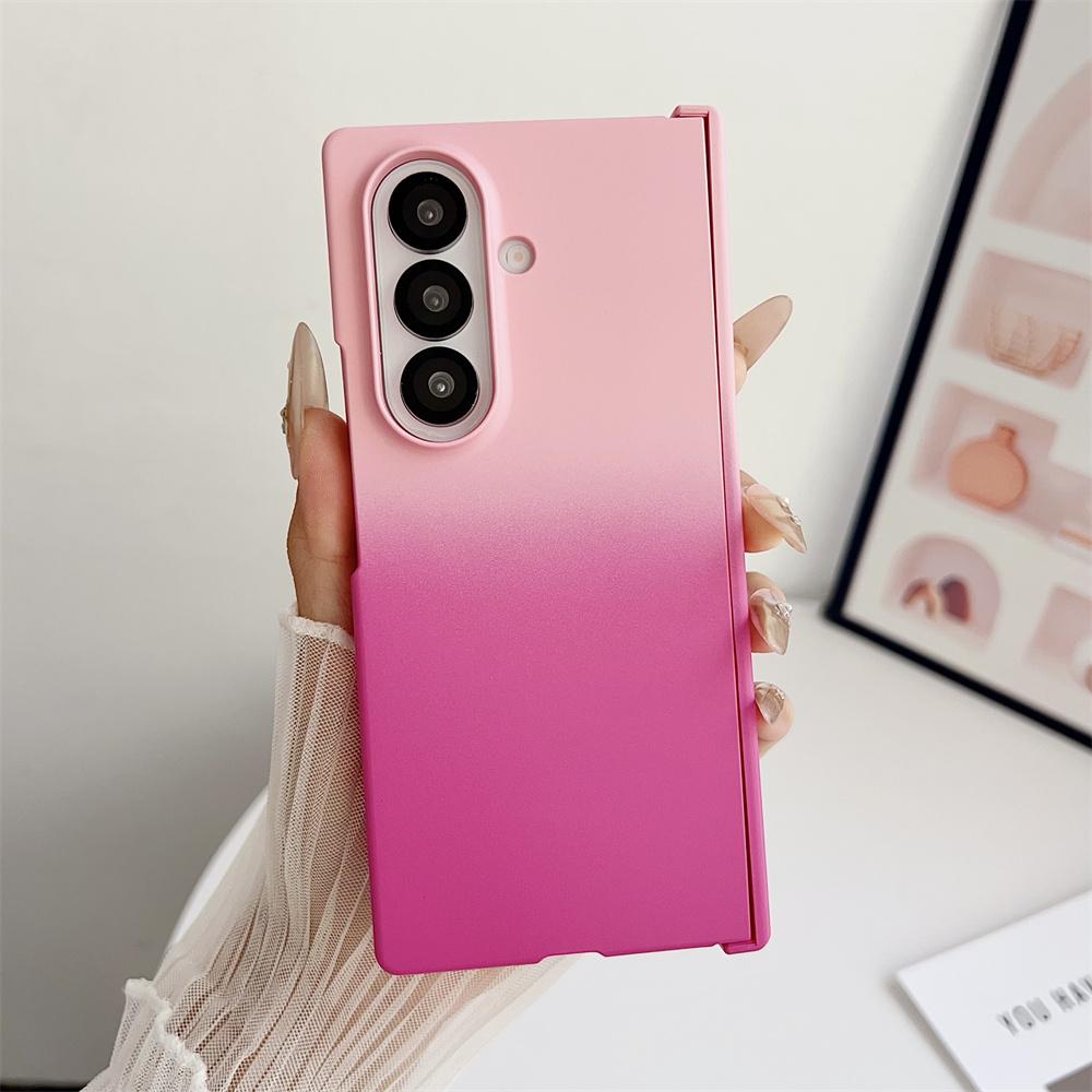 Per custodia Galaxy Z Fold 7 Protezione cerniera Antiurto Colore Degradé Retro Rigido Antiurto per Samsung Galaxy Z Fold 7 6 5 4