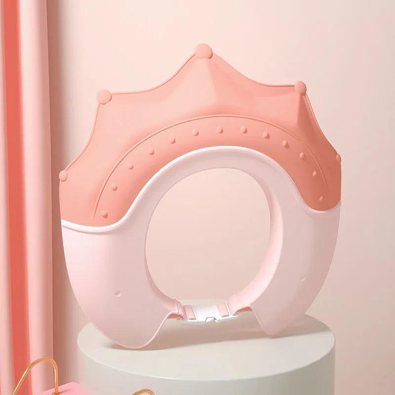 

Защитная шапочка для душа для детей, шапочка с козырьком для защиты глаз и ушей для детей 0–9 лет, шапочки для шампуня для малышей, малышей, детей