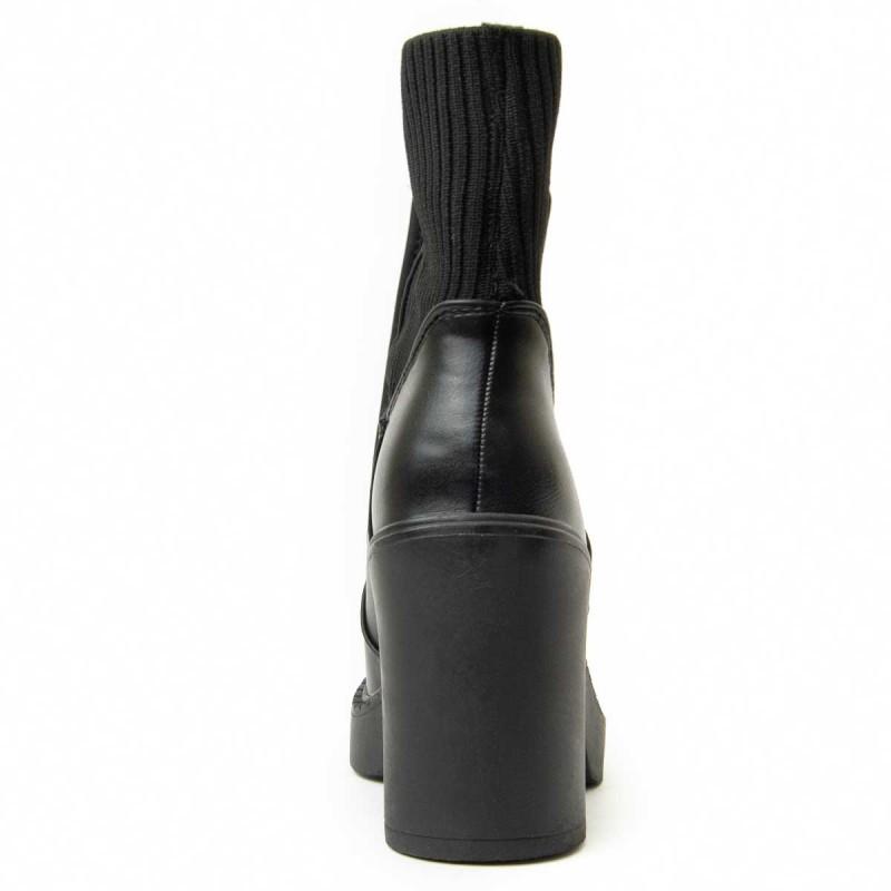 Botín De Tacón Para Mujer.  Montevita  Bottivita31  93991