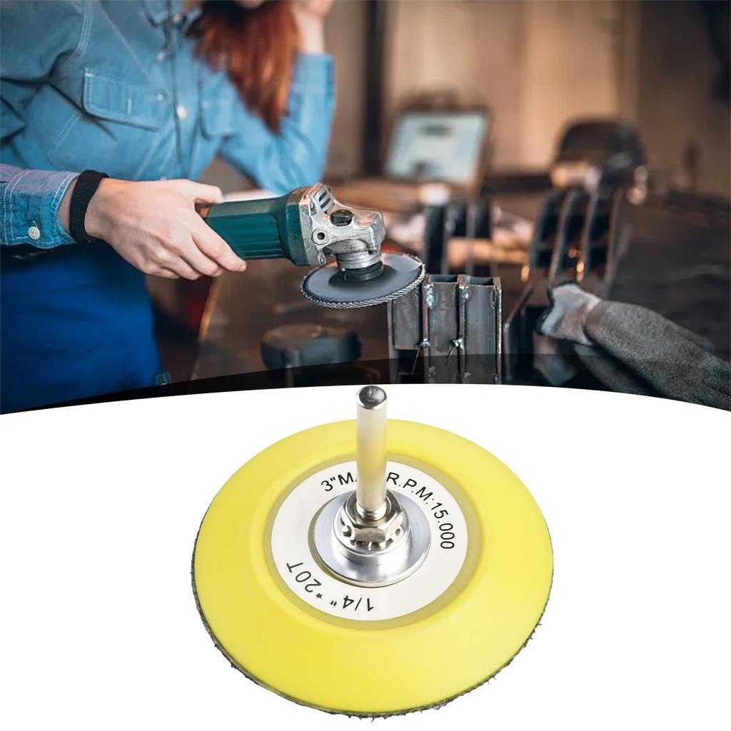 3Inch 75mm Polishing Sanding Disc Backing Pads Hook And Loop Backing Plate For Pneumatic Sander Grinding Abrasive Tools