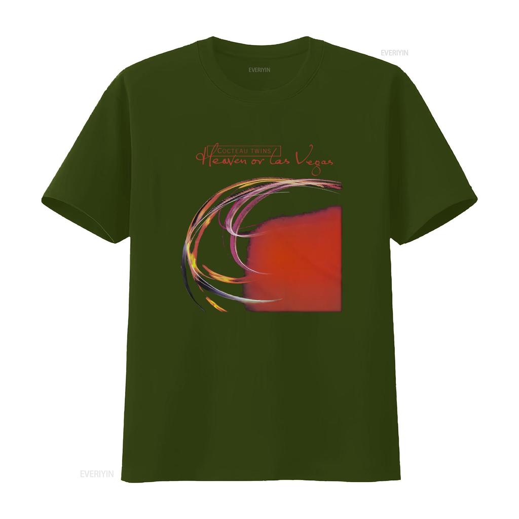 Cocteau Twins T Shirt Heaven or Las Vegas vintage Washed Casual Stretched Stylish Top For Everyday Wear fashion Versatile