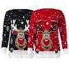Stylish Unisex Christmas O-neck Knitted Sweater Comfortable Retro Jumper Knitwear For Holiday Joy