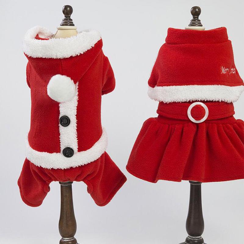 Christmas Wedding Clothes and Coat Puppy Pet Clothes