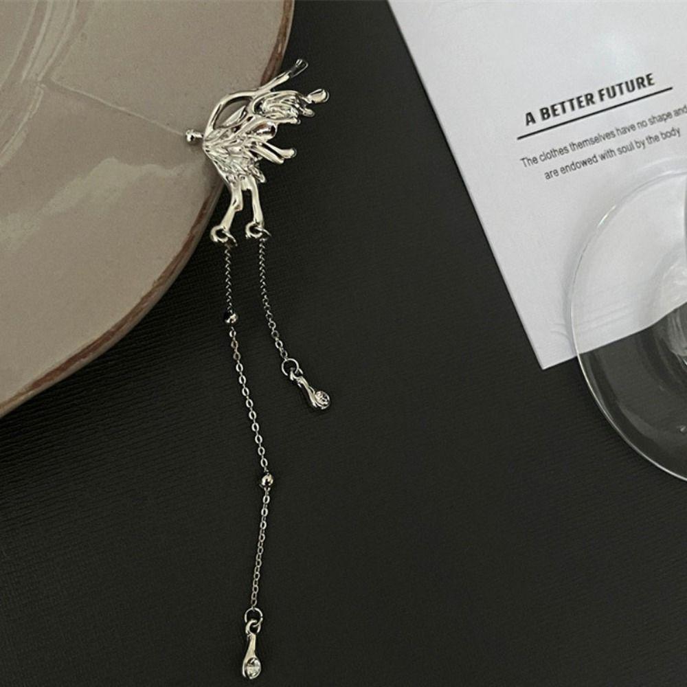 Female Jewelry Fairy Butterfly Earrings Fashion Jewelry Hanging Earrings New Elf Ear Cuff  Gift