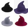 Chapeau de sorcière Accessoire de costume d'Halloween avec design pliable pour femmes et filles