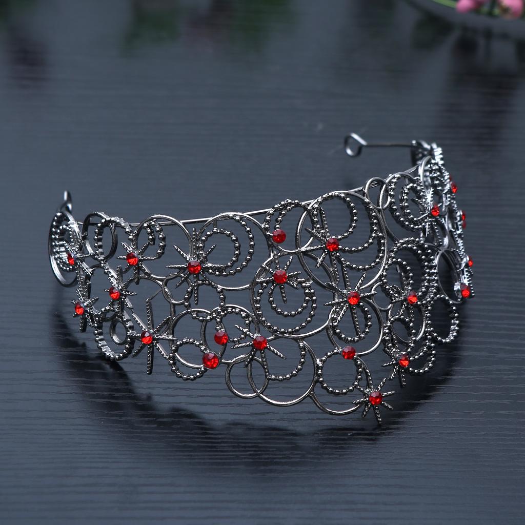 Evil Bubble Witch Crown Cosplay Dress Up Fantasia Headwear Disguise Costume Girl Halloween Carnival Accessories