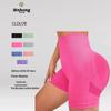 Seamless High-Waist Yoga Shorts for Women – Peach Lifting, Fitness & Sports