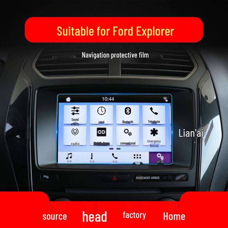 Ford Explorer & Mustang Displayschutzfolie, 25-teiliges Navigations-Tempered-Film-Set