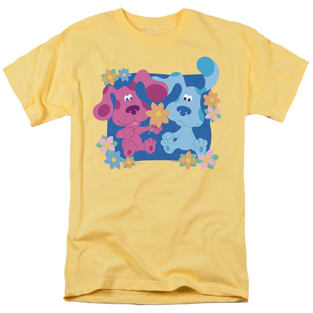 Blue s Clues  Magenta And Flowers  T-Shirt - Adult, Child XL