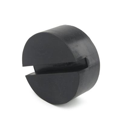 1 Pcs Black Rubber Pad Slotted Floor Jack Pad Wear-resistant Shock-absorbing Pad Support Block Buffer Block Support