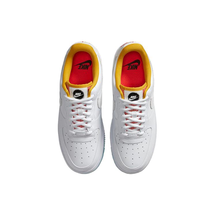 New Nike Air Force 1 Low White Dark Sulfur Women's CZ8132-100