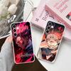 Jujutsu Kaisen Sukuna Mobile Phone Case for Samsung Galaxy S25 S24 S23 S22 S21Plus FE Ultra Clear Colorful Cover Pretty Luxury