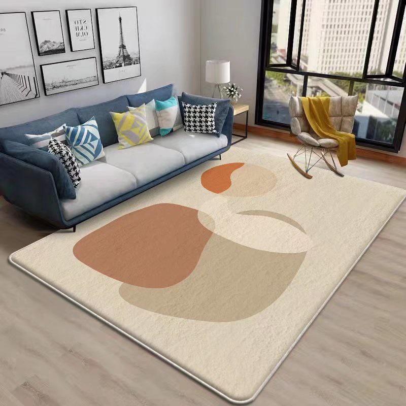 Minimalist Cross-Border Luxury Carpet for Living Room and Bedroom, Full Coverage, Simple Style