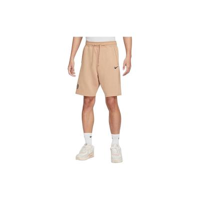 Letter Logo Knit Fitness Training Sports Casual Shorts Men Bottoms Khaki HQ1203-200