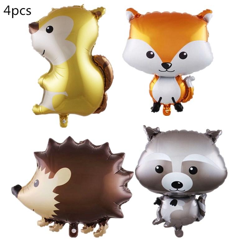 Woodland Animal Jungle Forest DIY Party Decoration Plate Cup Tablecloth Birthday Party Baby Shower Kids Birthday Party Supplies 5