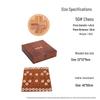 Sheng Lv Solid Wood Chinese Chess Set with Leather Board & Beginner's Guide