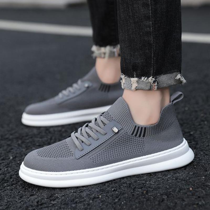 Men's lightweight, comfortable and fashionable flat shoes, casual sports shoes, spring and summer breathable loafers
