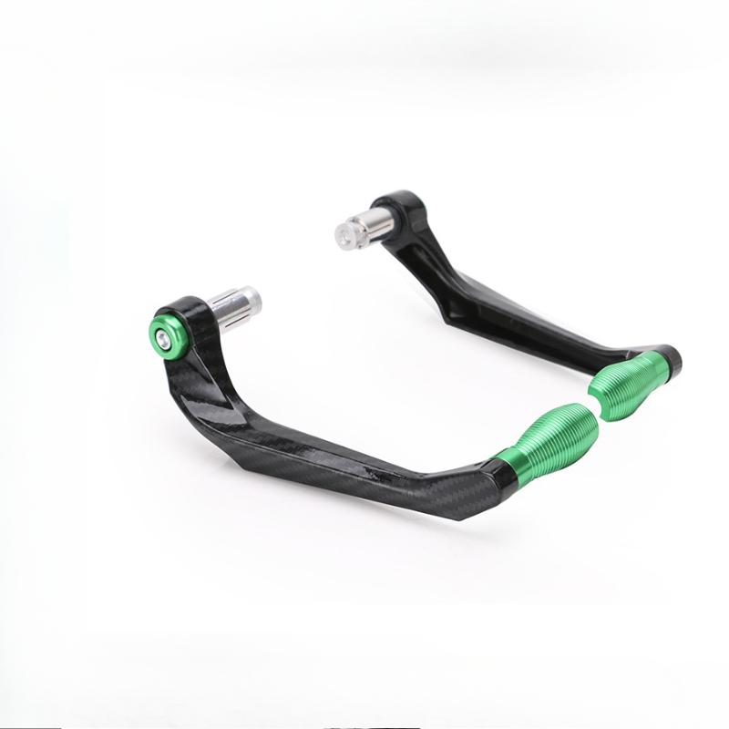 1 Paar Motorrad Modifiziert Sturzschutz Handprotektor Hupenbügel Brems-Kupplungsschutzstange Offroad Street Running Kohlefaser-Muster Handprotektor