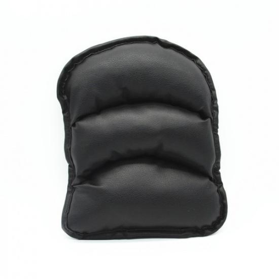 Black Car Armrest Box PU Leather Durable Mat Cover Center Console Soft Pad