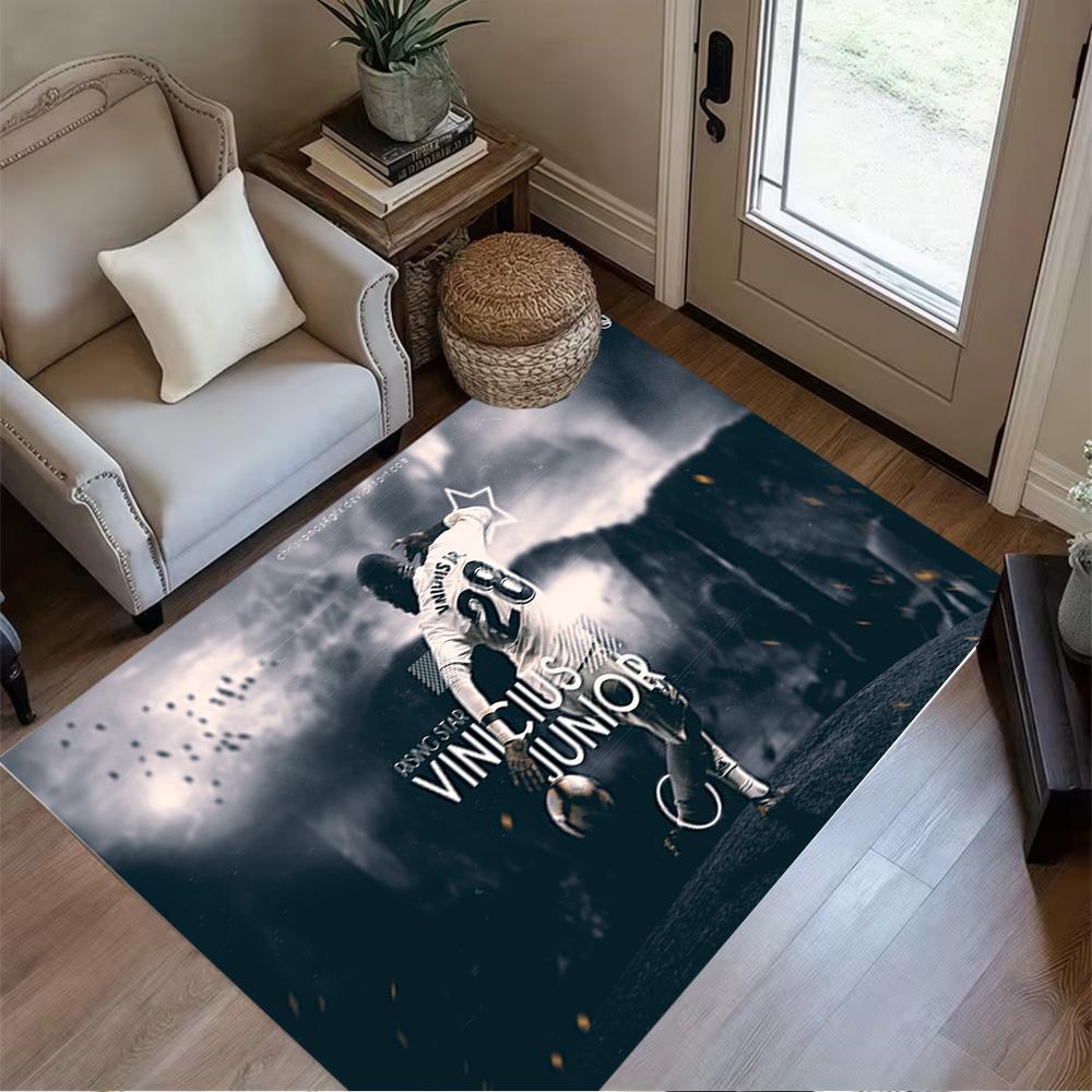 Juventus Football Club Floor Mat Design for Entryway Foyer Hallway Bedrooms Antislip Carpet Decorate Offices Perfect Birthday/Christmas Gift Idea