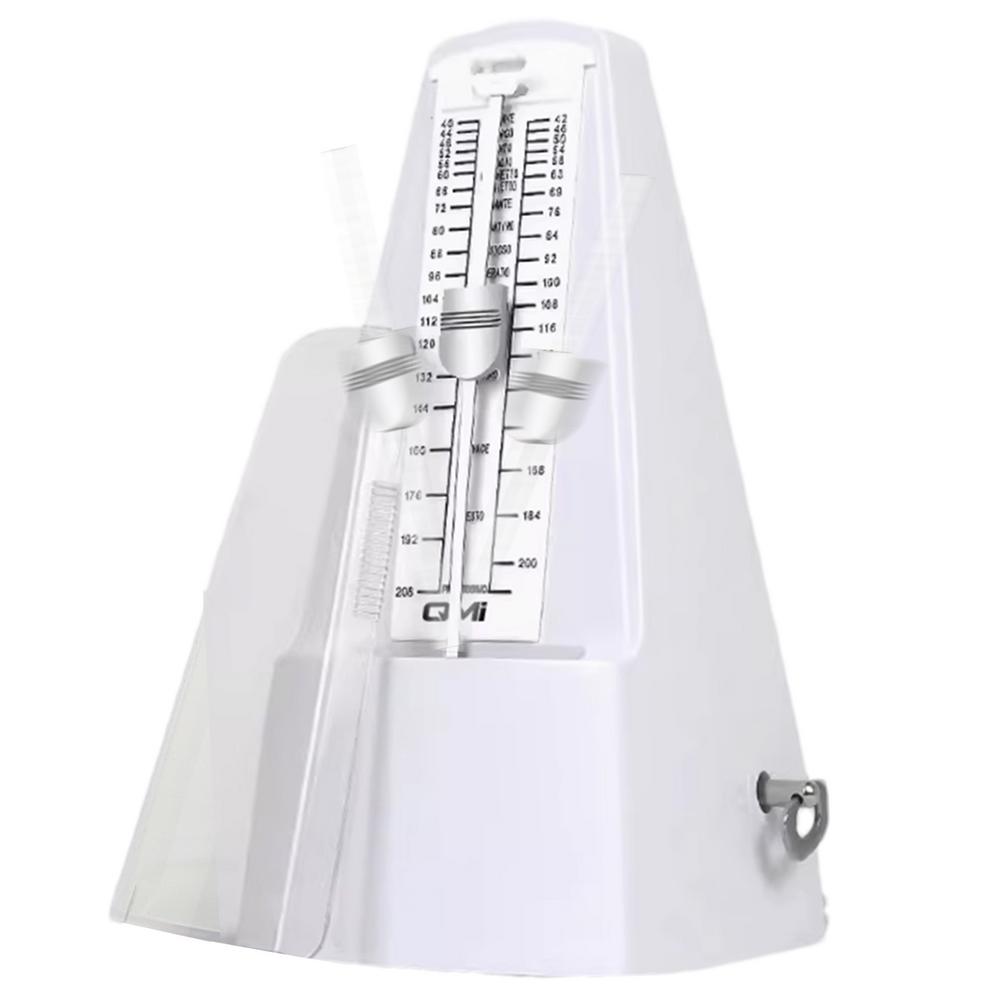 

Guitar Metronome Piano Metronome Tower-Shaped Mechanical Metronomes Loud Sound Solid Music Metronome Tuner For Violin Drums білий