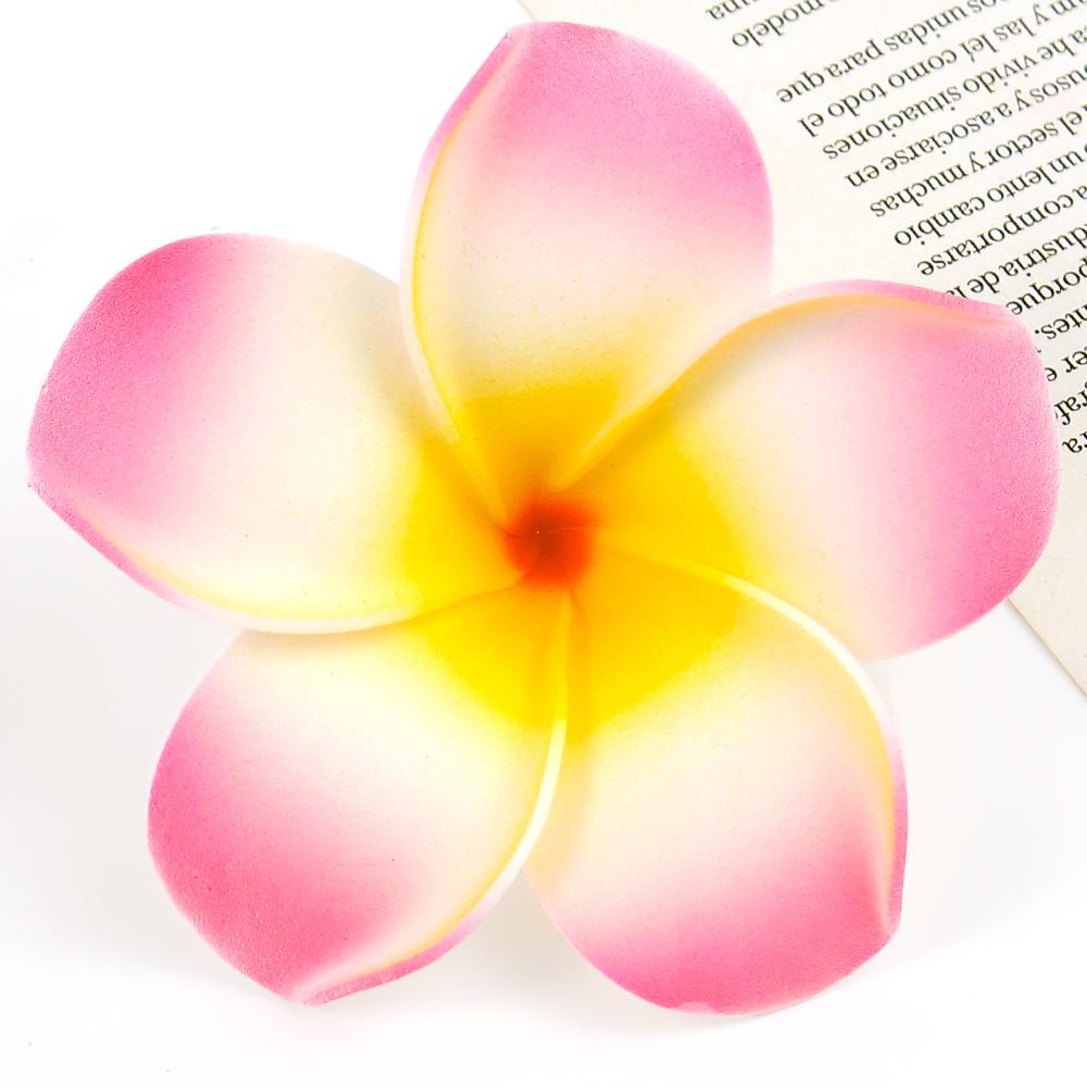 10PCs Foam Aritificial Flowers Heads For Home Decor Fake Flowers Hawaiian Beach Party Wedding Decoration Craft Gifts Accessories