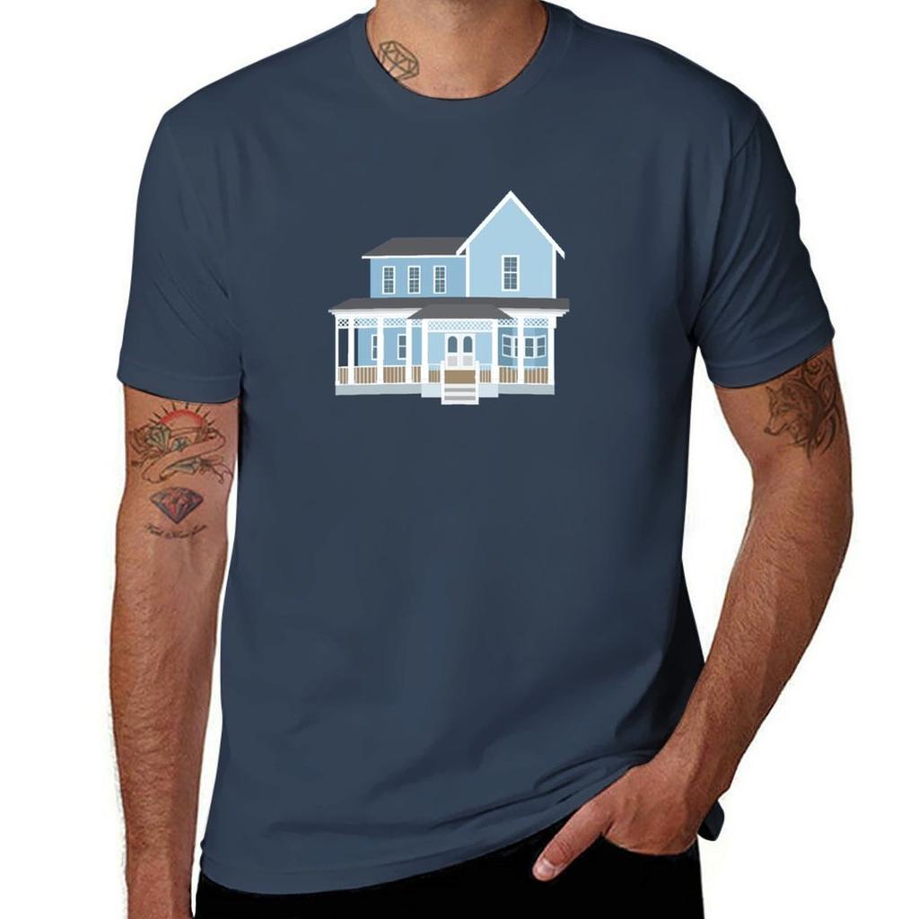 Lorelai And Rorys House Tshirt Basic Lightweight Short Sleeve Tee Tshirt